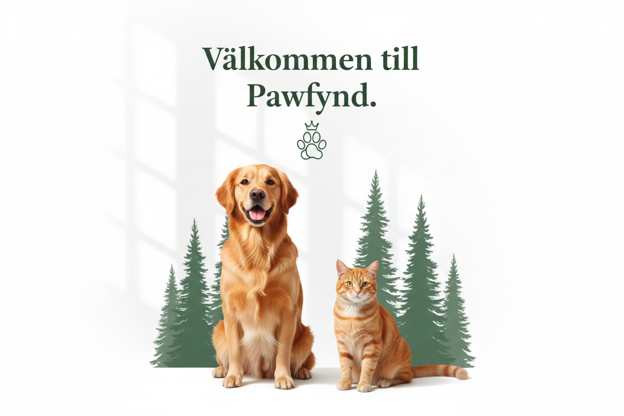 Pawfynd Välkomstbanner Utan Knapp